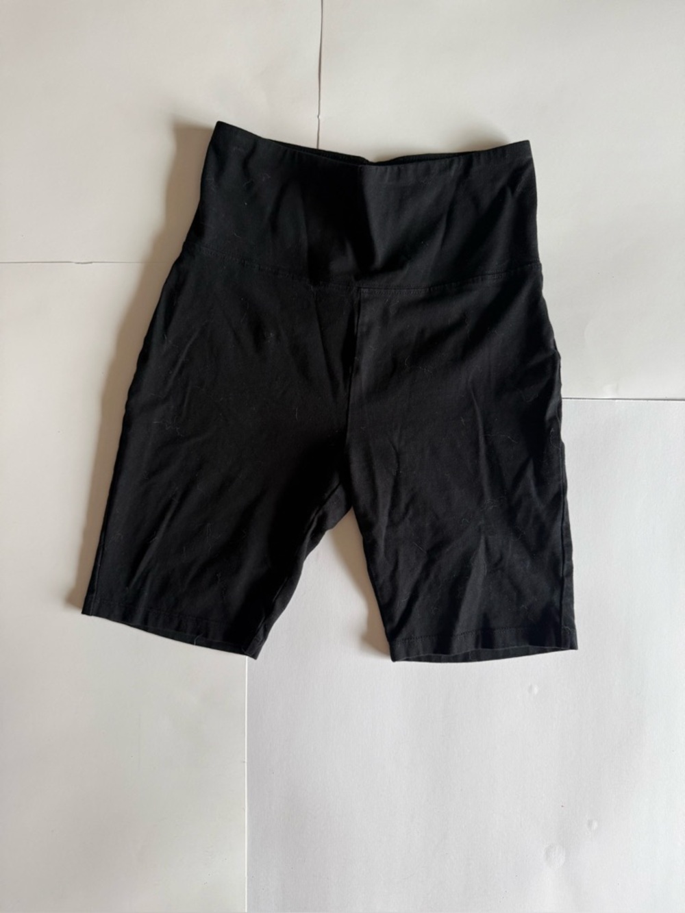 bp Black High-Rise Bike Shorts